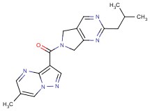 2-isobutyl-6-[(6-methylpyrazolo[1,5-a]pyrimidin-3-yl)carbonyl]-6,7-dihydro-5H-pyrrolo[3,4-d]pyrimidine