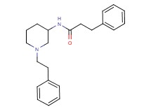 3-phenyl-N-[1-(2-phenylethyl)-3-piperidinyl]propanamide
