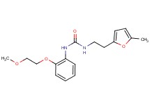 N-[2-(2-methoxyethoxy)phenyl]-N'-[2-(5-methyl-2-furyl)ethyl]urea