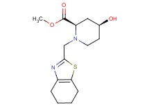 methyl (2R*,4S*)-4-hydroxy-1-(4,5,6,7-tetrahydro-1,3-benzothiazol-2-ylmethyl)piperidine-2-carboxylate