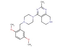 4-[4-(2,5-dimethoxybenzyl)piperazin-1-yl]-2-methyl-5,6,7,8-tetrahydropyrido[3,4-d]pyrimidine
