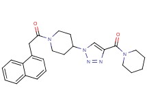 1-(1-naphthylacetyl)-4-[4-(1-piperidinylcarbonyl)-1H-1,2,3-triazol-1-yl]piperidine