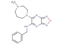 N-benzyl-6-(4-methyl-1,4-diazepan-1-yl)[1,2,5]oxadiazolo[3,4-b]pyrazin-5-amine