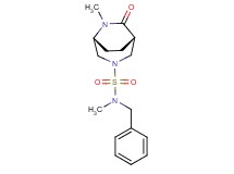(1S*,5R*)-N-benzyl-N,6-dimethyl-7-oxo-3,6-diazabicyclo[3.2.2]nonane-3-sulfonamide