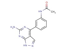 N-[3-(6-amino-1H-pyrazolo[3,4-d]pyrimidin-4-yl)phenyl]acetamide