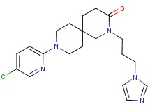 9-(5-chloropyridin-2-yl)-2-[3-(1H-imidazol-1-yl)propyl]-2,9-diazaspiro[5.5]undecan-3-one