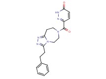6-{[3-(2-phenylethyl)-5,6,8,9-tetrahydro-7H-[1,2,4]triazolo[4,3-d][1,4]diazepin-7-yl]carbonyl}pyridazin-3(2H)-one