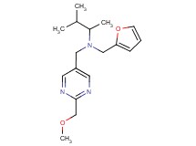 (1,2-dimethylpropyl)(2-furylmethyl){[2-(methoxymethyl)pyrimidin-5-yl]methyl}amine