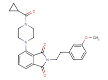 4-[4-(cyclopropylcarbonyl)-1-piperazinyl]-2-[2-(3-methoxyphenyl)ethyl]-1H-isoindole-1,3(2H)-dione