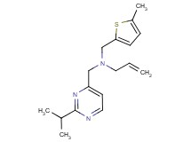 N-[(2-isopropylpyrimidin-4-yl)methyl]-N-[(5-methyl-2-thienyl)methyl]prop-2-en-1-amine