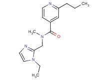 N-[(1-ethyl-1H-imidazol-2-yl)methyl]-N-methyl-2-propylisonicotinamide