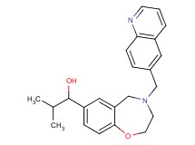 2-methyl-1-[4-(6-quinolinylmethyl)-2,3,4,5-tetrahydro-1,4-benzoxazepin-7-yl]-1-propanol