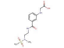 ({3-[({2-[methyl(methylsulfonyl)amino]ethyl}amino)carbonyl]phenyl}amino)acetic acid