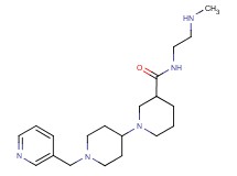 N-[2-(methylamino)ethyl]-1'-(pyridin-3-ylmethyl)-1,4'-bipiperidine-3-carboxamide