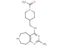 N-[(1-acetylpiperidin-4-yl)methyl]-2-methyl-6,7,8,9-tetrahydro-5H-pyrimido[4,5-d]azepin-4-amine