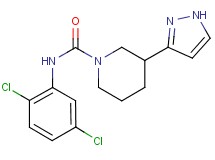 N-(2,5-dichlorophenyl)-3-(1H-pyrazol-3-yl)piperidine-1-carboxamide