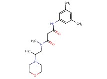 N'-(3,5-dimethylphenyl)-N-methyl-N-(2-morpholin-4-ylpropyl)malonamide