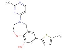 4-(2-methylpyrimidin-4-yl)-7-(5-methyl-2-thienyl)-2,3,4,5-tetrahydro-1,4-benzoxazepin-9-ol