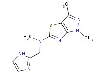 N-(1H-imidazol-2-ylmethyl)-N,1,3-trimethyl-1H-pyrazolo[3,4-d][1,3]thiazol-5-amine