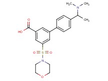 4'-[1-(dimethylamino)ethyl]-5-(morpholin-4-ylsulfonyl)biphenyl-3-carboxylic acid