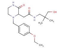 2-[1-(4-ethoxybenzyl)-3-oxo-2-piperazinyl]-N-(3-hydroxy-2,2-dimethylpropyl)acetamide