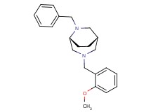(1S*,5R*)-6-benzyl-3-(2-methoxybenzyl)-3,6-diazabicyclo[3.2.2]nonane