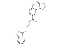 4-methyl-3-(2-oxo-1-imidazolidinyl)-N-(3-[1,2,4]triazolo[4,3-a]pyridin-3-ylpropyl)benzamide