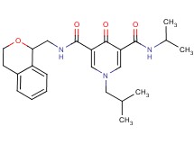 N-(3,4-dihydro-1H-isochromen-1-ylmethyl)-1-isobutyl-N'-isopropyl-4-oxo-1,4-dihydro-3,5-pyridinedicarboxamide
