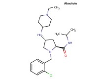 (4R)-1-(2-chlorobenzyl)-4-[(1-ethyl-4-piperidinyl)amino]-N-isopropyl-L-prolinamide