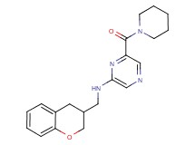 N-(3,4-dihydro-2H-chromen-3-ylmethyl)-6-(piperidin-1-ylcarbonyl)pyrazin-2-amine