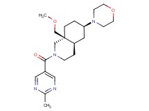 (4aR*,6R*,8aS*)-8a-(methoxymethyl)-2-[(2-methyl-5-pyrimidinyl)carbonyl]-6-(4-morpholinyl)decahydroisoquinoline