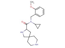N-cyclopropyl-N-(2-methoxybenzyl)-2,8-diazaspiro[4.5]decane-3-carboxamide