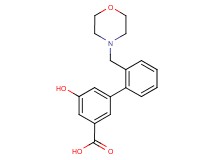 5-hydroxy-2'-(morpholin-4-ylmethyl)biphenyl-3-carboxylic acid