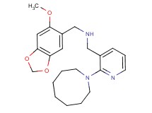 1-[2-(1-azocanyl)-3-pyridinyl]-N-[(6-methoxy-1,3-benzodioxol-5-yl)methyl]methanamine