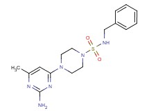 4-(2-amino-6-methylpyrimidin-4-yl)-N-benzylpiperazine-1-sulfonamide