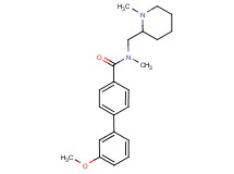 3'-methoxy-N-methyl-N-[(1-methylpiperidin-2-yl)methyl]biphenyl-4-carboxamide