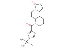 1-(2-{1-[(1-tert-butyl-1H-pyrrol-3-yl)carbonyl]-2-piperidinyl}ethyl)-2-pyrrolidinone