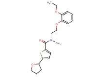 N-[2-(2-ethoxyphenoxy)ethyl]-N-methyl-5-(tetrahydrofuran-2-yl)thiophene-2-carboxamide