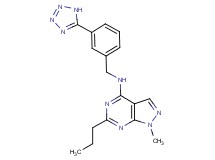1-methyl-6-propyl-N-[3-(1H-tetrazol-5-yl)benzyl]-1H-pyrazolo[3,4-d]pyrimidin-4-amine
