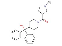 {1-[(1-methylpyrrolidin-3-yl)carbonyl]piperidin-4-yl}(diphenyl)methanol
