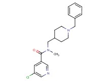 N-[(1-benzyl-4-piperidinyl)methyl]-5-chloro-N-methylnicotinamide