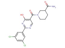 1-{[2-(3,5-dichlorophenyl)-4-hydroxypyrimidin-5-yl]carbonyl}piperidine-3-carboxamide