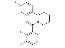 1-(2,3-difluorobenzoyl)-2-(4-fluorophenyl)piperidine