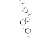 N-(4-{[7-(3-methylbenzyl)-2,7-diazaspiro[4.5]dec-2-yl]carbonyl}phenyl)acetamide