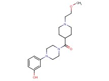 3-(4-{[1-(2-methoxyethyl)piperidin-4-yl]carbonyl}piperazin-1-yl)phenol