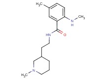 5-methyl-2-(methylamino)-N-[2-(1-methylpiperidin-3-yl)ethyl]benzamide