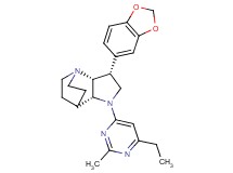 (3R*,3aR*,7aR*)-3-(1,3-benzodioxol-5-yl)-1-(6-ethyl-2-methylpyrimidin-4-yl)octahydro-4,7-ethanopyrrolo[3,2-b]pyridine