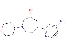 1-(4-aminopyrimidin-2-yl)-4-(tetrahydro-2H-pyran-4-yl)-1,4-diazepan-6-ol
