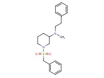 1-(benzylsulfonyl)-N-methyl-N-(2-phenylethyl)-3-piperidinamine