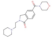 5-(morpholin-4-ylcarbonyl)-2-(2-piperidin-1-ylethyl)isoindolin-1-one
